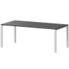 Стол на металлокаркасе для заседаний Арго-М АМ-0058 Антрацит/Белый - фото 8130597