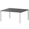Стол переговорный на металлокаркасе Арго-М АМП-003.123 Антрацит/Белый - фото 8130614