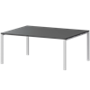 Стол переговорный на металлокаркасе Арго-М АМП-004.123 Антрацит/Белый - фото 8130616