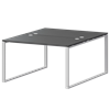 Бенч двойной на 2 рабочих места Арго-М АМБ.О-002.60 Антрацит/Белый - фото 8130753