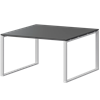 Стол переговорный на металлокаркасе Арго-М АМП.О-002.123 Антрацит/Белый - фото 8130779
