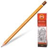 Карандаш чернографитный KOH-I-NOOR 1500, 1 шт., 6H, корпус желтый, заточенный, 150006H01170 - фото 8274504