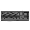 Клавиатура проводная бесшумная USB, 104 клавиши, SONNEN JK-205, черная, 513949 - фото 8274671