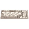 Клавиатура проводная бесшумная USB, 102+98 клавиш, LED-подсветка, SONNEN K620, слоновая кость / серая, 513950 - фото 8274672