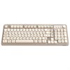 Клавиатура проводная бесшумная USB, 102+98 клавиш, LED-подсветка, SONNEN K620, слоновая кость / серая, 513950 - фото 8274680