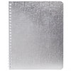 Тетрадь бумвинил А5 96 л., гребень, офсет №1, клетка, СЕРЕБРО, "Metallic", HATBER, 058964, 96Т5бвВ1гр - фото 8417468