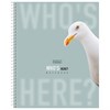 Тетрадь А5 96 л., HATBER, спираль, клетка, матовая ламинация, "Кто здесь?" (микс в спайке), 093670, 96Т5лВ1сп - фото 8417500