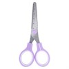Ножницы BRAUBERG KIDS 130 мм, ручки лавандовые, закругленные лезвия с линейкой, 274061 - фото 8426248