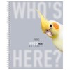 Тетрадь А5 96 л., HATBER, спираль, линия, матовая ламинация, "Кто здесь?" (микс в спайке), 093672, 96Т5лВ2сп - фото 8502066
