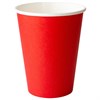 Стакан одноразовый бумажный 350/410 мл, D 90 мм, красный, КОМПЛЕКТ 1000 шт., холодное/горячее, WELDAY (ВЭЛДЭЙ), 702694 - фото 8522110