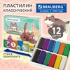 Пластилин классический "МИЛЫЕ КОТЫ", 12 цветов, 240 г, СТЕК, ВЫСШЕЕ КАЧЕСТВО, BRAUBERG, 107353 - фото 8627507