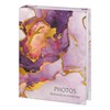 Фотоальбом с заметками BRAUBERG "Marble" на 200 фото 10х15, твердая обложка, с фольгированным тиснением, подарочная упаковка, 391426 - фото 8637401