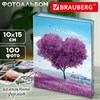 Фотоальбом BRAUBERG "Fancy heart" на 100 фото 10х15 см, твердая обложка, 391439 - фото 8637434