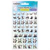 Наклейки объемные зефирные 15х10 см, ассорти 12 видов, FUNSTER (ФАНСТЕР), 666675 - фото 8637613
