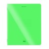 Тетрадь пластиковая обложка (НЕОН) А5 48 листов, скоба, клетка, BRAUBERG "Smart Cover", ЗЕЛЕНАЯ, 405038 - фото 8645201
