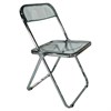 Стул складной прозрачный BRABIX "Style CF-015", хромированный каркас, пластик, 533250 - фото 8645295
