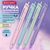 Ручка шариковая автоматическая с грипом BRAUBERG "CLASSIC PASTEL", СИНЯЯ, корпус ассорти, пишущий узел 0,5 мм, линия письма 0,35 мм, 144468 - фото 8732508