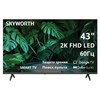 Телевизор SKYWORTH 43E55G, 43" (108 см), 1920x1080, Full HD, 16:9, Google TV, Wi-Fi, черный - фото 8732530