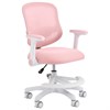 Кресло детское с подставкой для ног BRABIX KIDS "MG-215", сетка/ткань TW, розовое, 533311 - фото 8753744