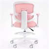 Кресло детское с подставкой для ног BRABIX KIDS "MG-215", сетка/ткань TW, розовое, 533311 - фото 8753768