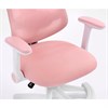 Кресло детское с подставкой для ног BRABIX KIDS "MG-215", сетка/ткань TW, розовое, 533311 - фото 8753772