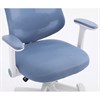 Кресло детское с подставкой для ног BRABIX KIDS "MG-215", сетка/ткань TW, голубое, 533312 - фото 8753774
