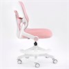 Кресло детское с подставкой для ног BRABIX KIDS "MG-215", сетка/ткань TW, розовое, 533311 - фото 8753778