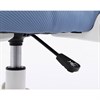 Кресло детское с подставкой для ног BRABIX KIDS "MG-215", сетка/ткань TW, голубое, 533312 - фото 8753779