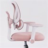 Кресло детское с подставкой для ног BRABIX KIDS "MG-220", сетка/ткань TW, розовое, 533314 - фото 8753804