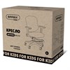 Кресло детское с подставкой для ног BRABIX KIDS "MG-215", сетка/ткань TW, голубое, 533312 - фото 8753818