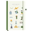 Скетчбук, слоновая кость 140 г/м2, 130х210 мм, 80 л., софт-тач, резинка, BRAUBERG ART CLASSIC, "Traveler", 117775 - фото 8864097