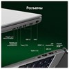 Ноутбук DIGMA Pro Breve 15.6", Ryzen 7 5700U, 16 Гб, SSD 512 Гб, Windows 11 Pro, серебристый, DN15R7-ADXW01 - фото 8864329