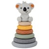 Тактильная игрушка-сортер, пирамидка "Коала", 7 элементов, сенсорная развивающая, ЭКО, BAMBOX BABY (БАМБОКС БЭБИ), 665912 - фото 8889682
