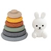 Набор тактильных игрушек-сортеров развивающих, пирамидка "Зайчик", кубики, 13 элементов, ЭКО, BAMBOX BABY (БАМБОКС БЭБИ), 665914 - фото 8889790