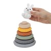 Набор тактильных игрушек-сортеров развивающих, пирамидка "Зайчик", кубики, 13 элементов, ЭКО, BAMBOX BABY (БАМБОКС БЭБИ), 665914 - фото 8889805