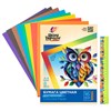 Цветная бумага А4 2-сторонняя офсетная, 16 л., 8 цветов, папка, ЛУЧ "Школа творчества", 210х297 мм, 30С 1791-08 - фото 8916462