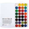 Краски акварельные BRAUBERG "МАГИЯ ЦВЕТА" 32 цвета, медовые, круглые кюветы, пенал, 192684 - фото 8916470