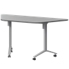 Стол мобильный складной трапециевидный Моби МБ22-127.58Т Серый/Металлик - фото 8970147