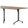 Стол мобильный складной трапециевидный Моби МБ22-127.58Т Темный шимо/Антрацит - фото 8970152