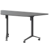 Стол мобильный складной трапециевидный Моби МБ25-127.58Т Графит/Антрацит - фото 8970159