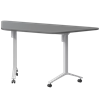 Стол мобильный складной трапециевидный Моби МБ25-127.58Т Графит/Белый - фото 8970160