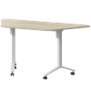 Стол мобильный складной трапециевидный Моби МБ25-127.58Т Кронберг/Белый - фото 8970162