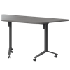 Стол мобильный складной трапециевидный Моби МБ25-127.58Т Лиственница/Антрацит - фото 8970166