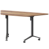 Стол мобильный складной трапециевидный Моби МБ25-127.58Т Таксония/Антрацит - фото 8970168