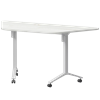 Стол мобильный складной трапециевидный Моби МБ25-127.58Т Сосна винтер/Белый - фото 8970174