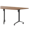 Стол мобильный складной трапециевидный Моби МБ22-127.58Т Орех гварнери/Антрацит - фото 8970179
