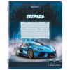 Тетрадь 12л. BRAUBERG клетка, обложка картон, SPORT CARS, 107778 - фото 9021155