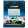 Тетрадь 12л. BRAUBERG клетка, обложка картон, SPORT CARS, 107778 - фото 9021166