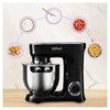 Миксер планетарный KITFORT КТ-3080, 1400 Вт, 6 скоростей, 3 насадки, чаша 7 л, черный - фото 9027345