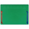 Доска для лепки А4, 280х200 мм, BRAUBERG KIDS, зеленая, 7 отделений для пластилина, 2 стека, 274258 - фото 9089675